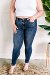 Mid Rise Classic Skinny Jeans By Judy Blue