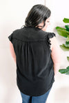 Ruffle Detailed Blouse In Montreal Midnight