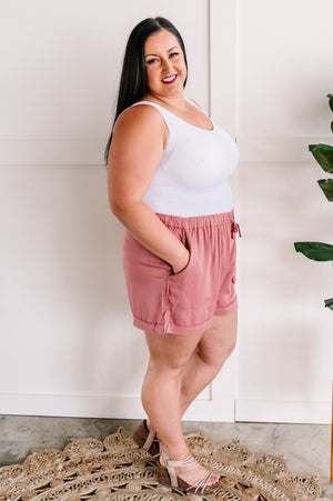 Seamless Reversible Tank Top In Bright White