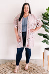 Floral Kimono In Pretty Blush